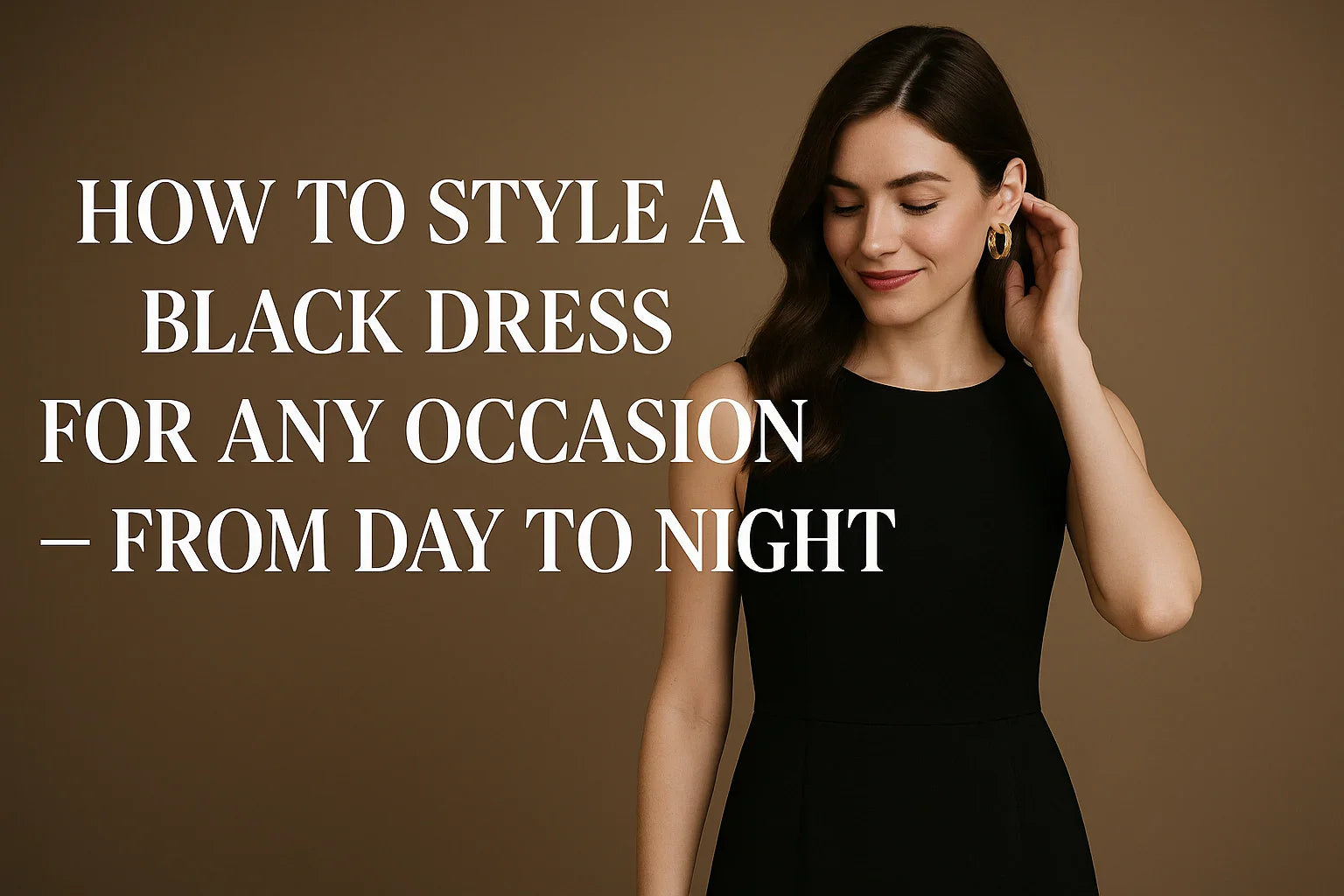 How to Style a Black Dress for Any Occasion — From Day to Night