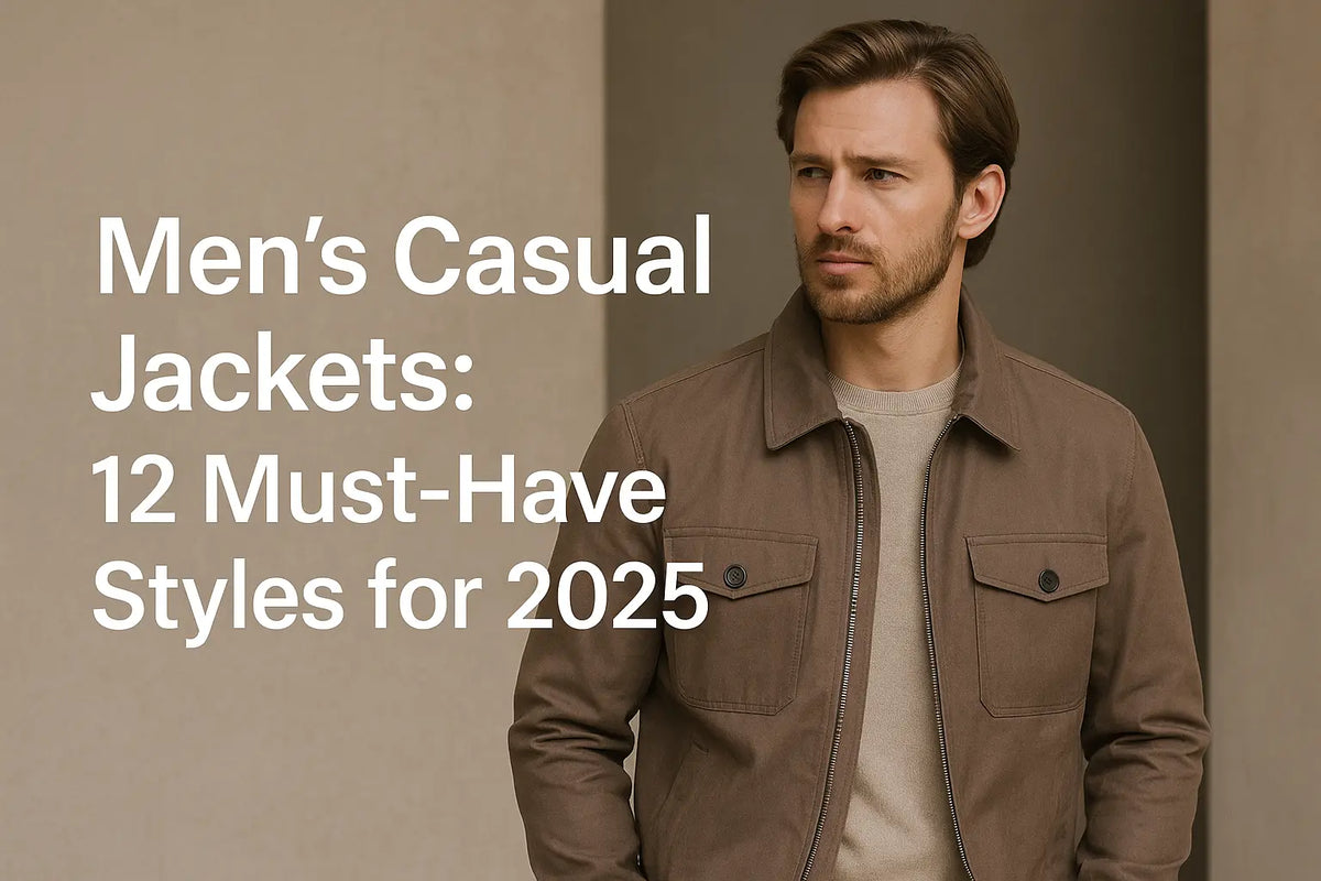 Men's Casual Jackets: 12 Must-Have Styles to Upgrade Your Wardrobe