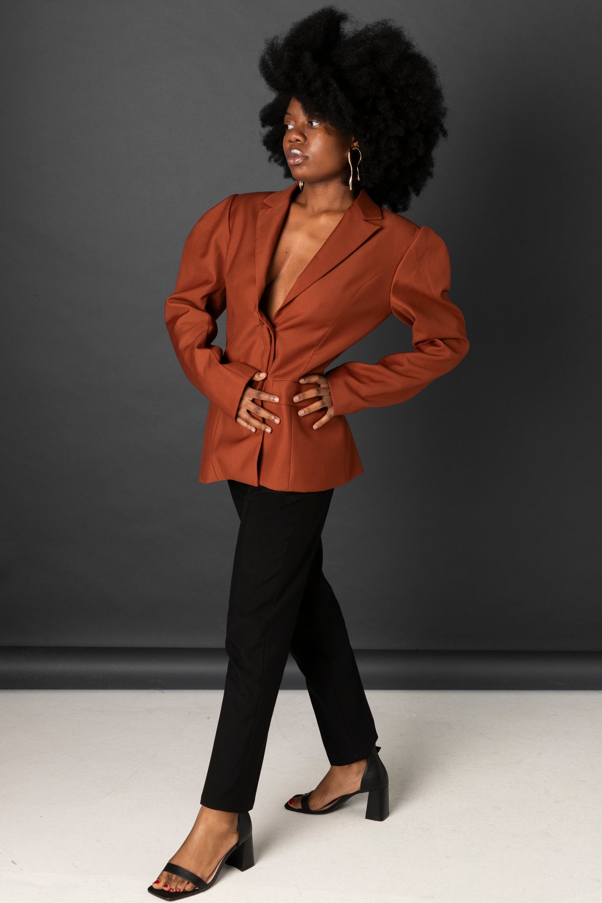 Brown Blazer for Women