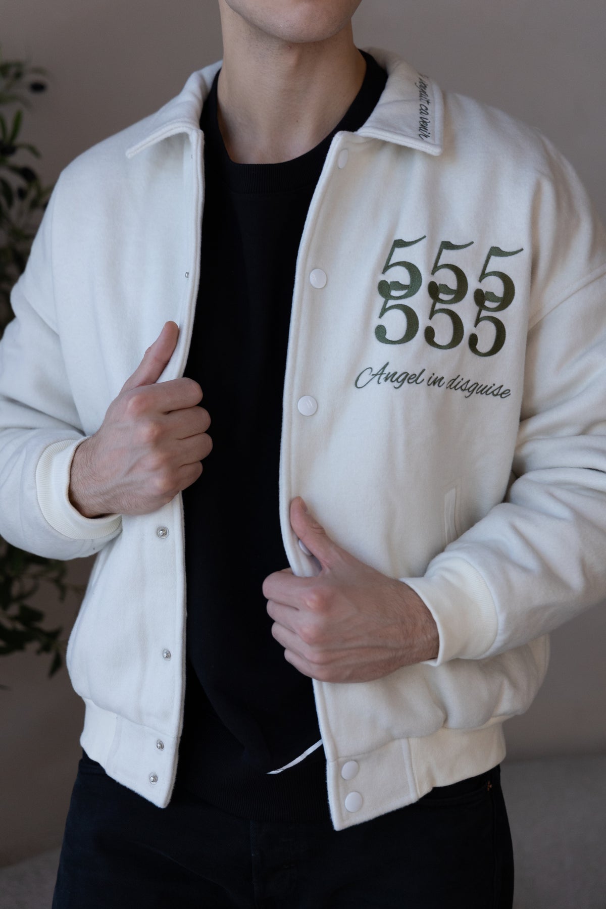 Classic White Casual Jacket for Men