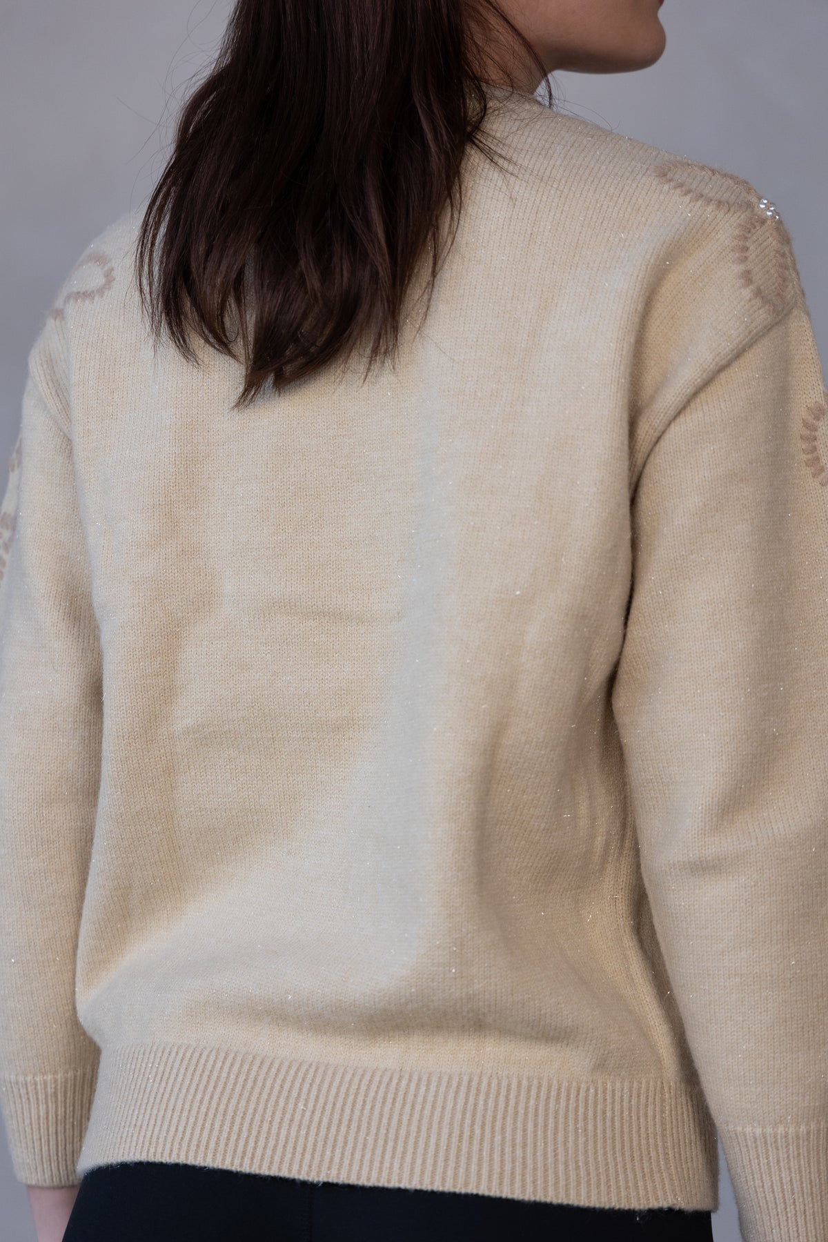 Round Neck Knit Ladies Top